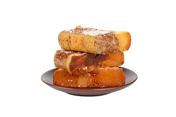 Sliced Cake on Plate