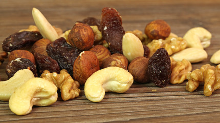 Assortiments de fruits secs