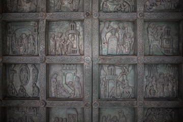 Old big door in Malta
