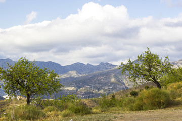 Beautiful spanish andalusia landscape, Sierra de Almijara