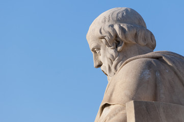Fototapeta na wymiar classic Plato statue