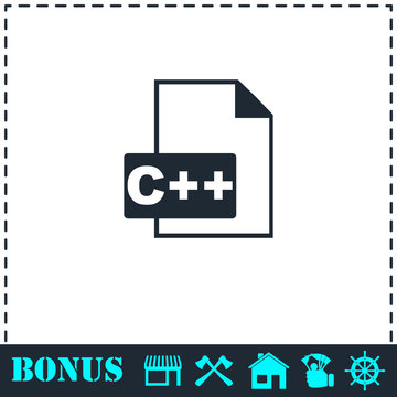 C file icon flat