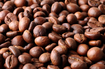 roasted coffee beans, can be used as a background
