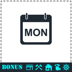 Calendar icon flat