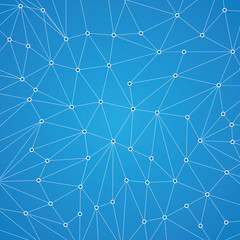 Technology background for web site from white points and circles