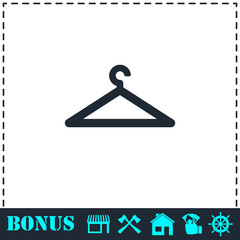 Hanger icon flat