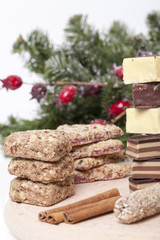 Integral biscuits and chocolates