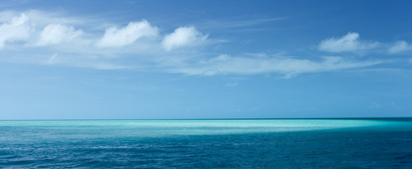 Fototapeta na wymiar Caribbean waters