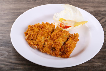 Crispy Pork with cheese