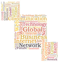 Global Business word cloud