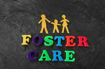 Obraz premium Foster care family