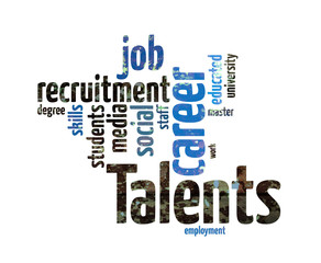 Obraz premium Talents Recruitment