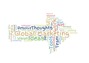 Global Marketing word cloud