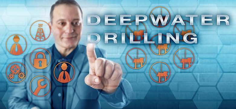 Happy Industry Analyst Pushing DEEPWATER DRILLING