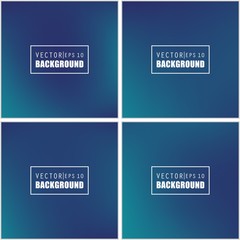 Fototapeta premium Abstract Creative concept vector multicolored blurred background set. For Web and Mobile Applications, art illustration template design, business infographic and social media, modern decoration