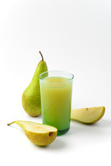 glass of pear juice