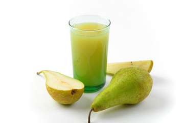 glass of pear juice