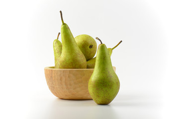 fresh green pears