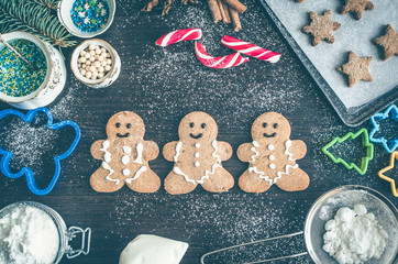 Christmas cookies concept