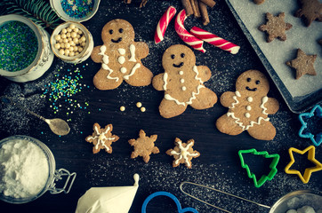 Christmas cookies concept