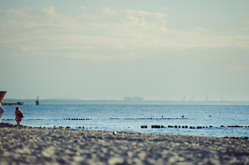 beach and sea