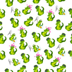 Obraz premium cute crocodile or alligator