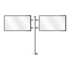 Obraz premium Ad banner vector illustration.