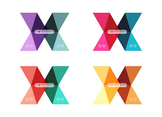 Vector blank infographic arrow templates