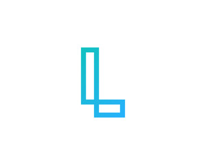 Letter L Line Logo Design Template Element