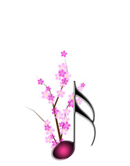 音符　桜