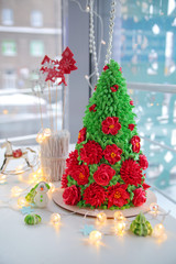 Variation of Christmas stollen with cookies