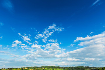 Fototapeta na wymiar nature of blue sky and clouds background