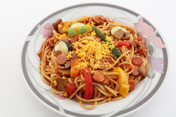 おいしそうな焼きそば
