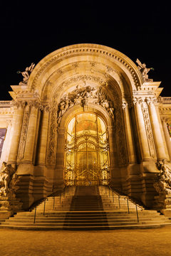 entrance of the Petit Palais in Paris