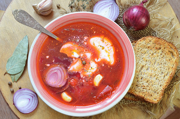 Суп из свёклы.