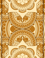 template card with abstract background, vector design