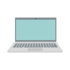 Laptop computer technology icon vector illustration graphic design