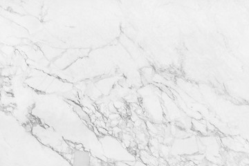 White marble texture with natural pattern for background or design art work.