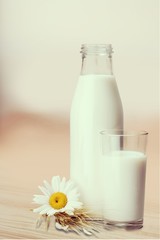 Milk bottle.