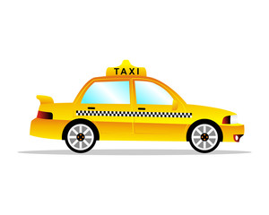 Fototapeta na wymiar yellow cab