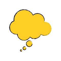 Bubble comic speakbox icon vector illustration graphic