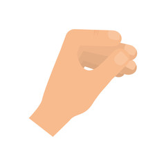 Hand holding something icon vector illustration graphic design