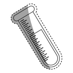 Flask chemistry lab icon vector illustration graphic design