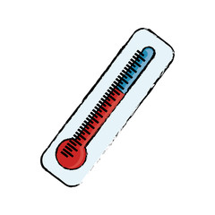 Thermometer temperature scale icon vector illustration graphic design
