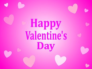 バレンタインデー　ロゴ　ハート　