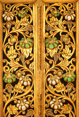 Background gold ornament
