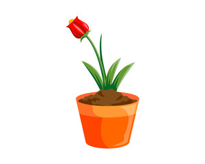 tulip pot icon