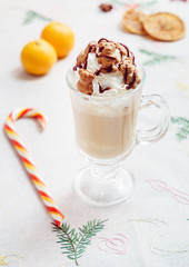 hot chocolate with marshmallow