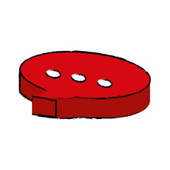 Bubble comic speakbox icon vector illustration graphic design