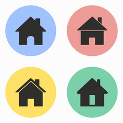 Home icon set.